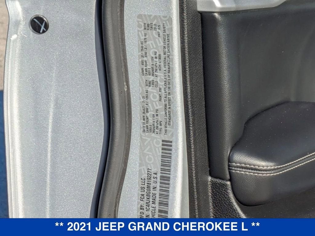 2021 Jeep Grand Cherokee L Limited