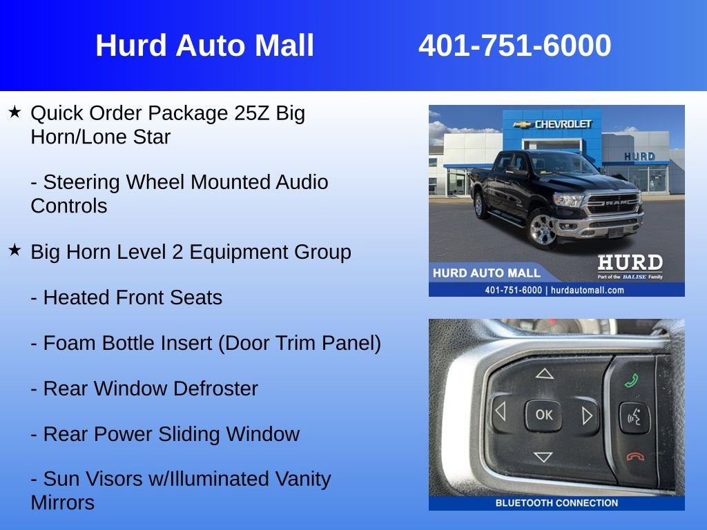 2019 RAM 1500 Big Horn/Lone Star