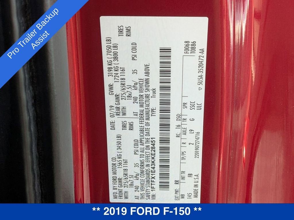 2019 Ford F-150 XL