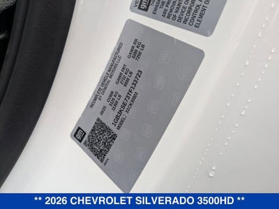 2026 Chevrolet Silverado 3500 HD WT