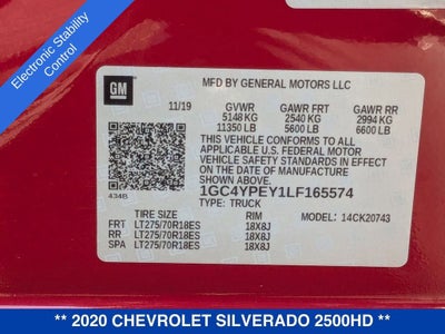 2020 Chevrolet Silverado 2500 HD LTZ