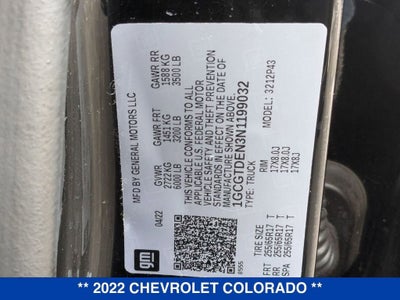 2022 Chevrolet Colorado Z71