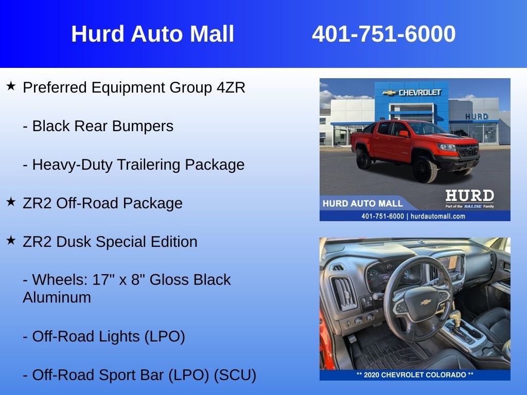 2020 Chevrolet Colorado ZR2