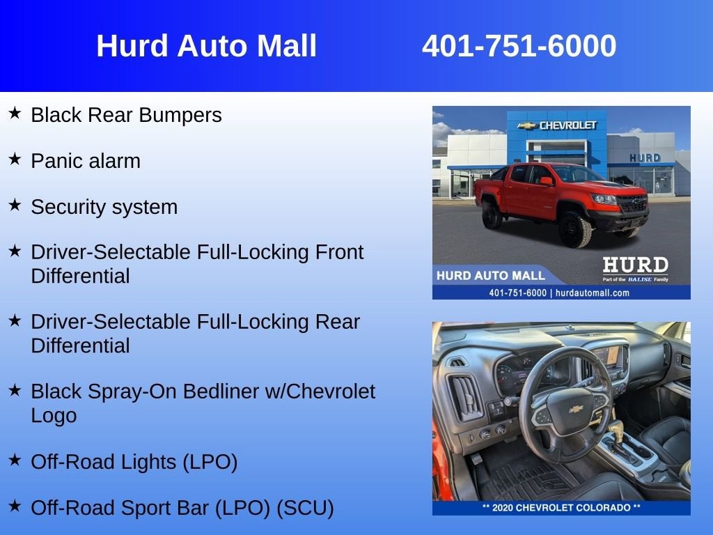 2020 Chevrolet Colorado ZR2