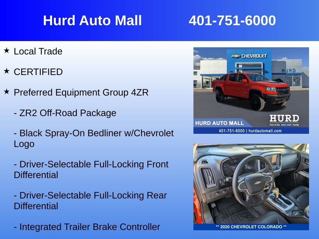 2020 Chevrolet Colorado ZR2