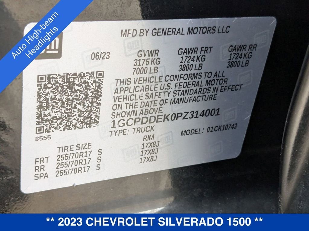 2023 Chevrolet Silverado 1500 LT