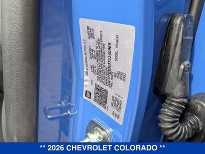 2026 Chevrolet Colorado Trail Boss