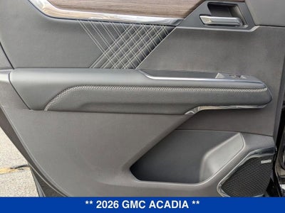 2026 GMC Acadia Denali