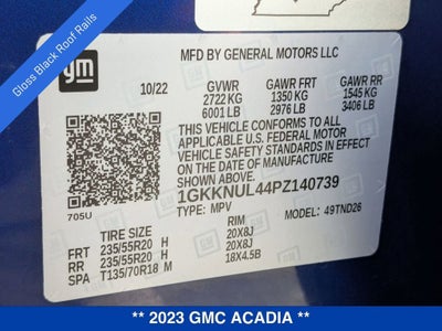 2023 GMC Acadia SLT
