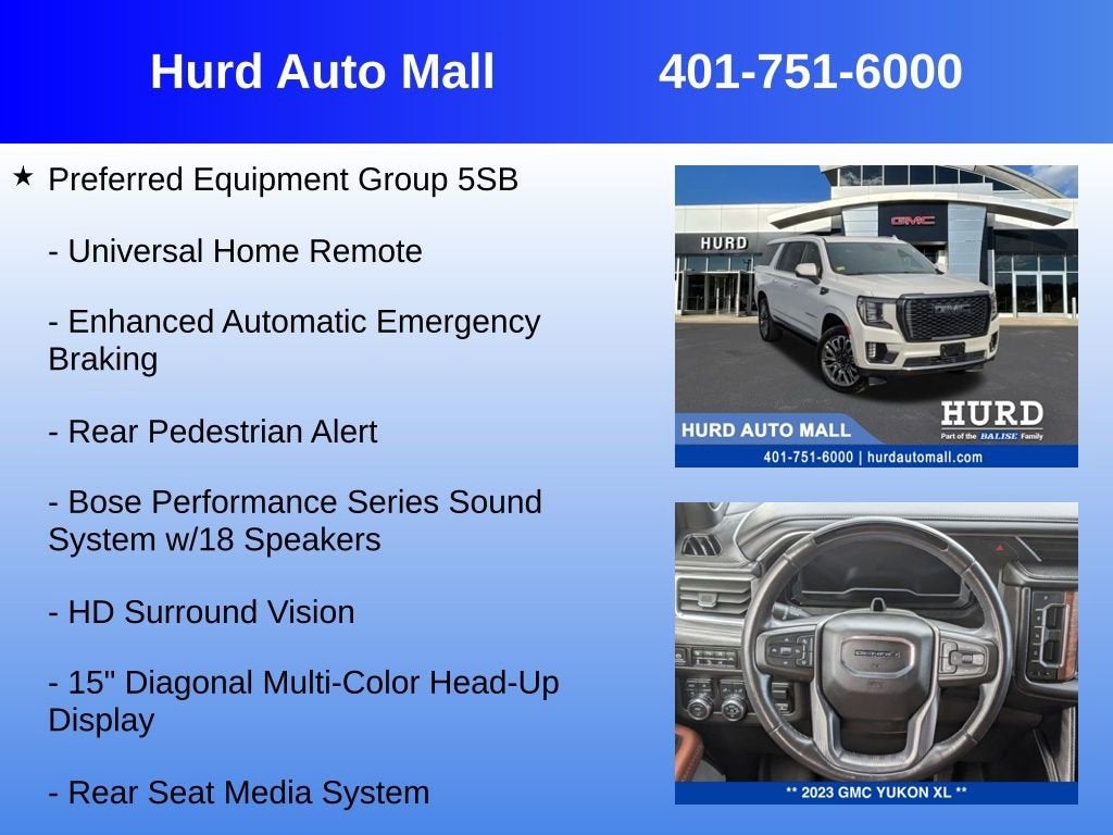 2023 GMC Yukon XL Denali Ultimate