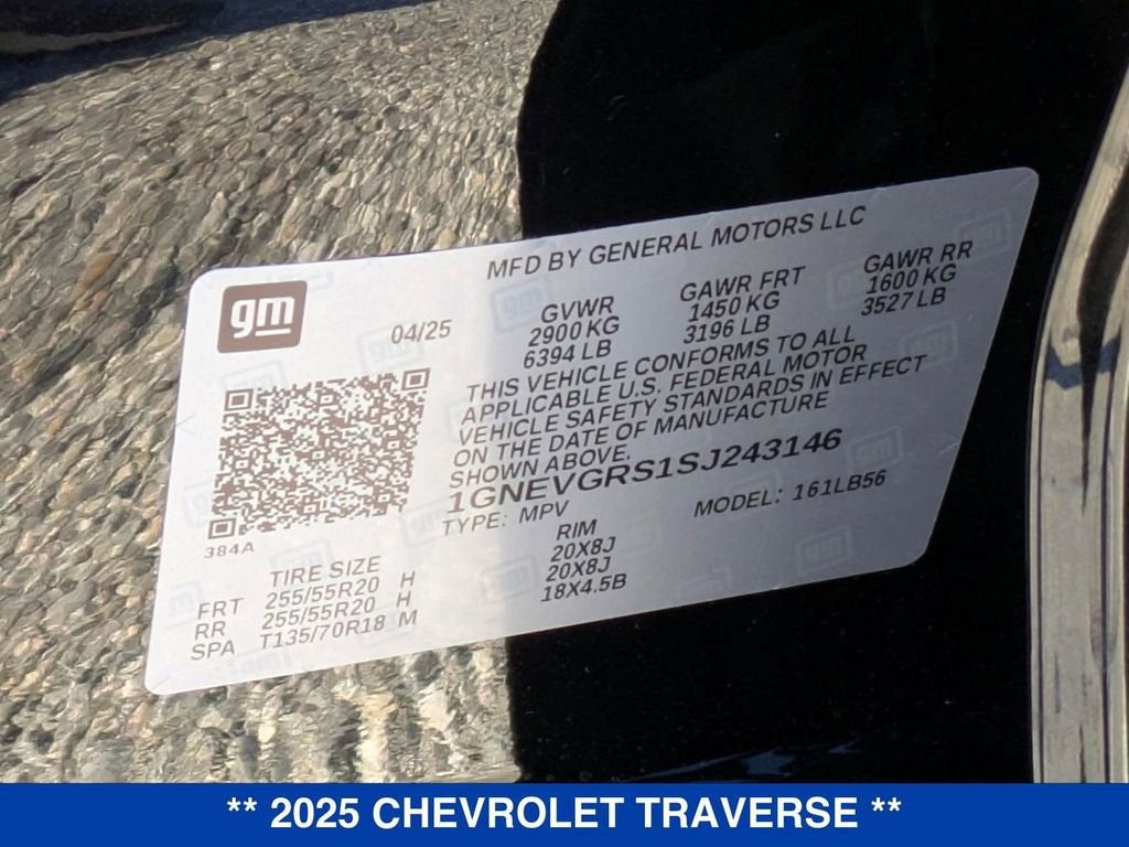 2025 Chevrolet Traverse LT