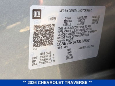 2026 Chevrolet Traverse Z71