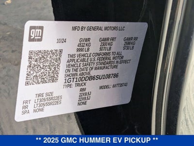 2025 GMC HUMMER EV Pickup 3X