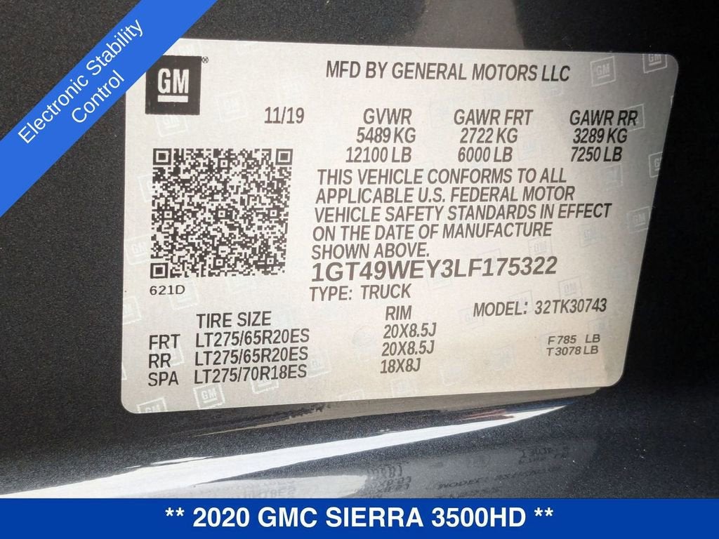 2020 GMC Sierra 3500 HD Denali