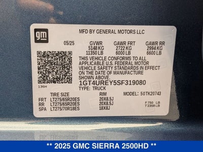 2025 GMC Sierra 2500 HD Denali