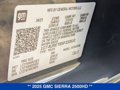 2025 GMC Sierra 2500 HD Denali