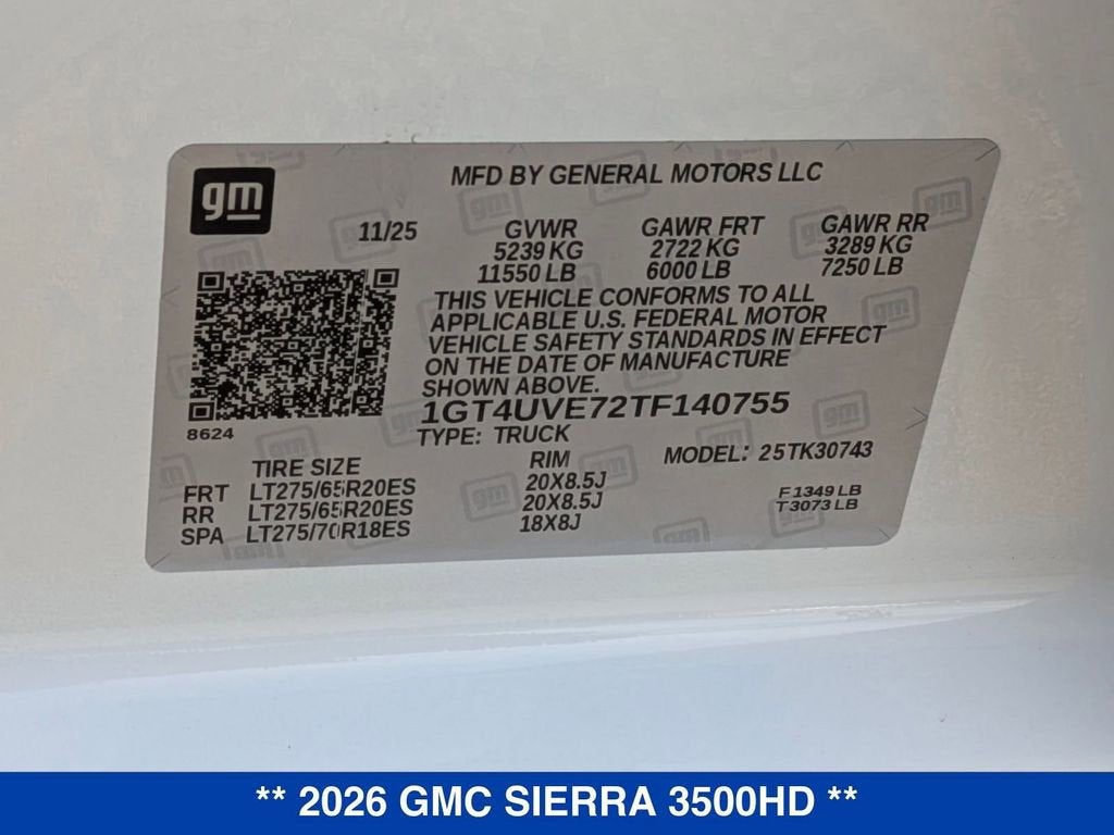 2026 GMC Sierra 3500 HD AT4