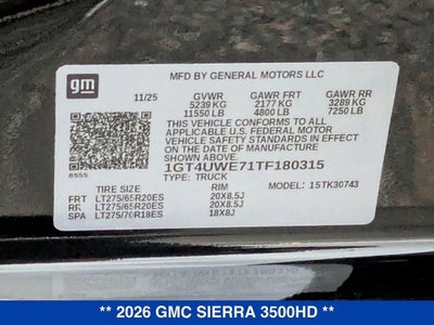 2026 GMC Sierra 3500 HD Denali