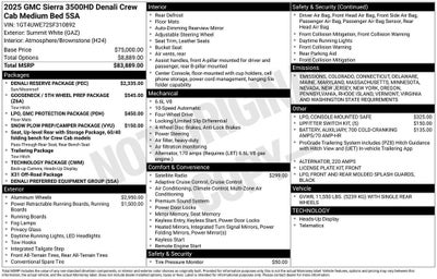 2025 GMC Sierra 3500 HD Denali