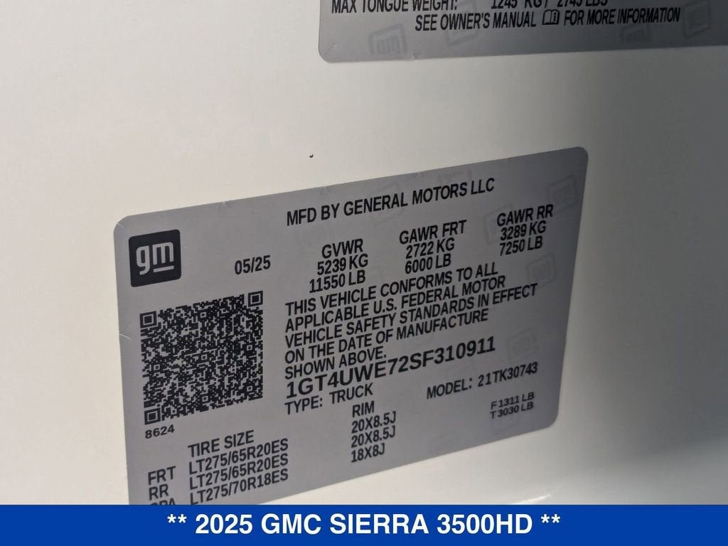 2025 GMC Sierra 3500 HD Denali