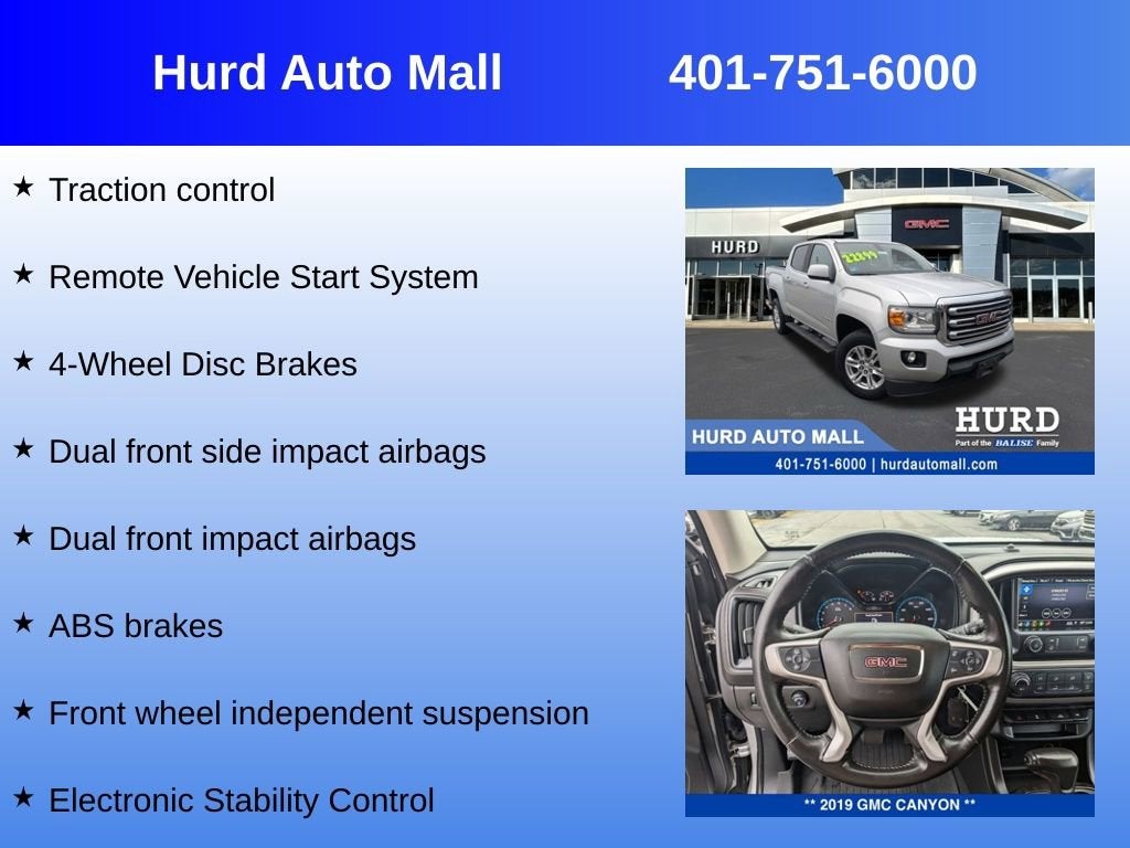 2019 GMC Canyon 4WD SLE