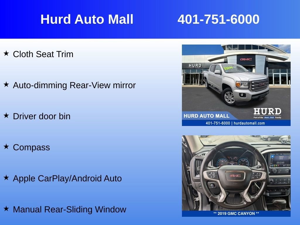 2019 GMC Canyon 4WD SLE