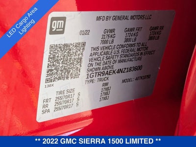 2022 GMC Sierra 1500 Limited Pro