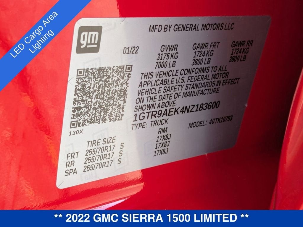 2022 GMC Sierra 1500 Limited Pro