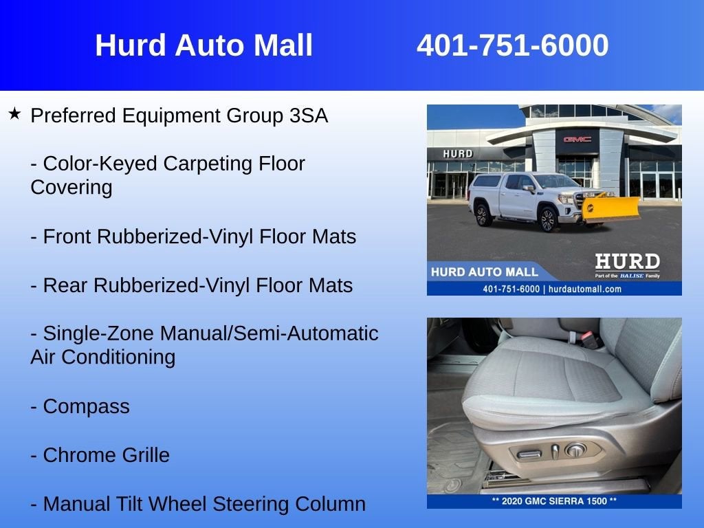 2020 GMC Sierra 1500 SLE