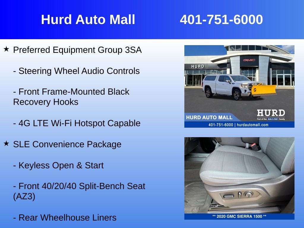 2020 GMC Sierra 1500 SLE