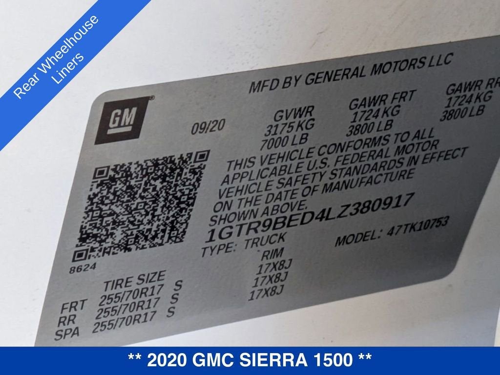 2020 GMC Sierra 1500 SLE