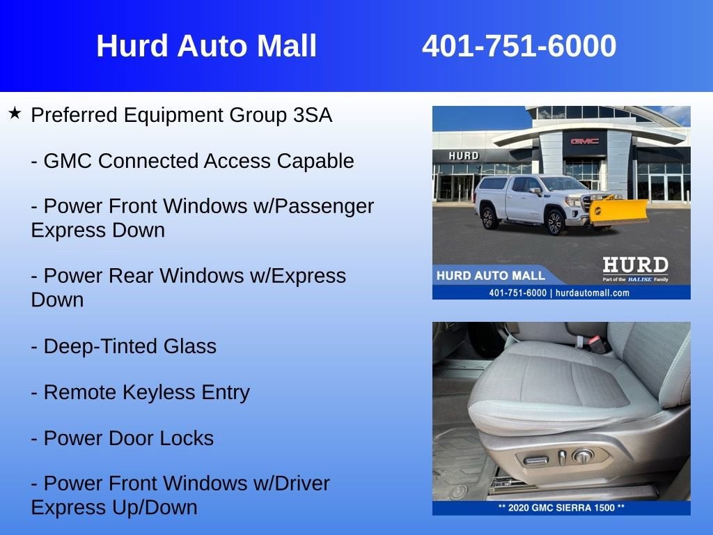 2020 GMC Sierra 1500 SLE