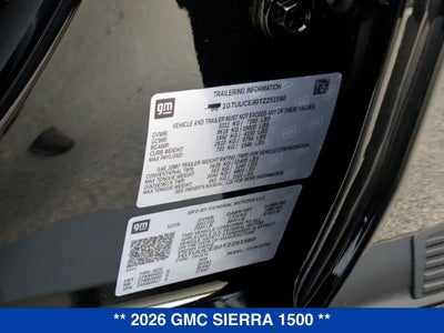 2026 GMC Sierra 1500 Elevation