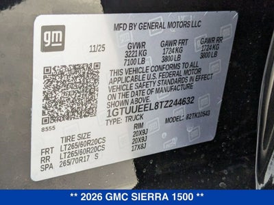 2026 GMC Sierra 1500 AT4