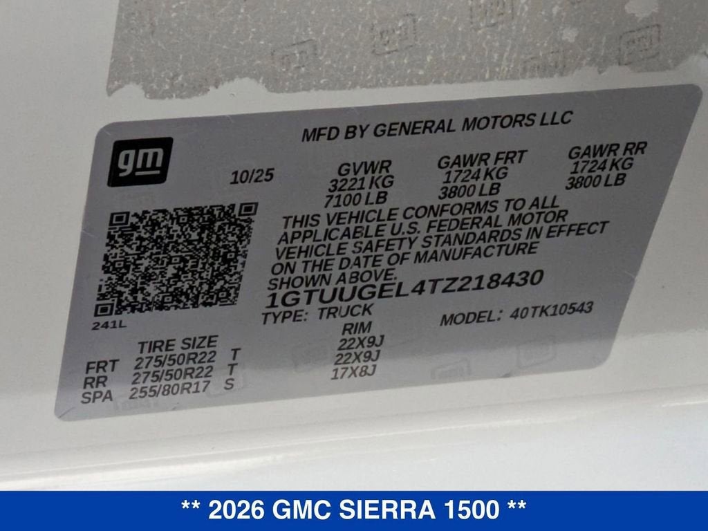 2026 GMC Sierra 1500 Denali