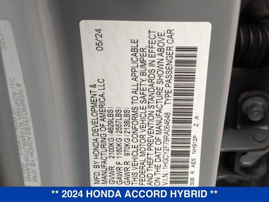 2024 Honda Accord Hybrid Sport-L