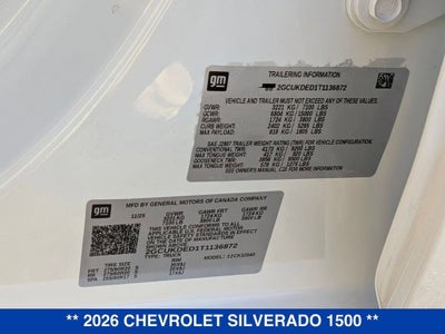 2026 Chevrolet Silverado 1500 LT