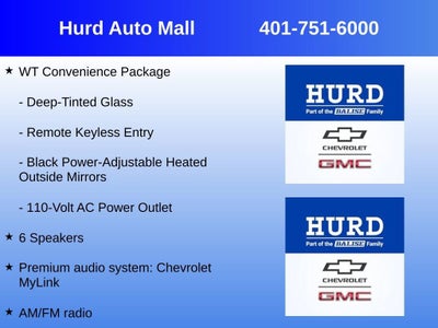 2019 Chevrolet Silverado LD Work Truck