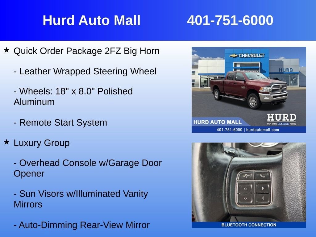 2017 RAM 3500 Big Horn