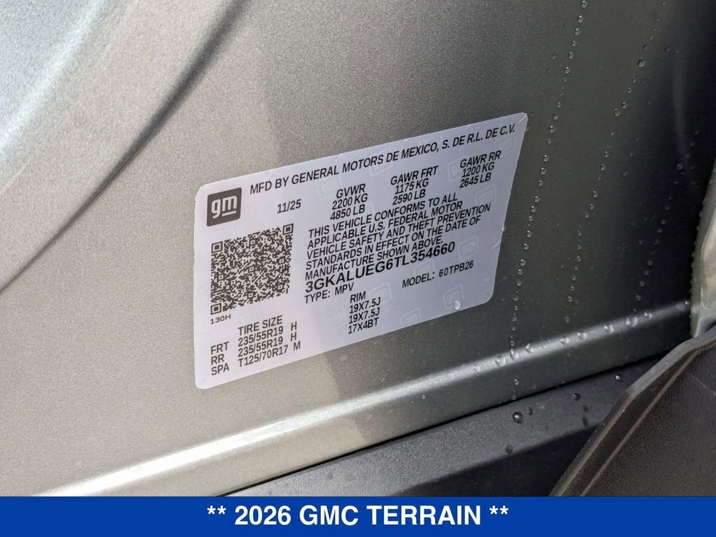 2026 GMC Terrain Elevation