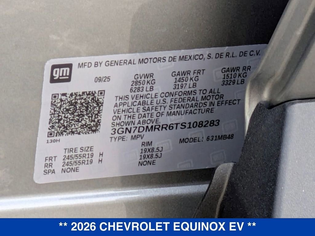 2026 Chevrolet Equinox EV LT