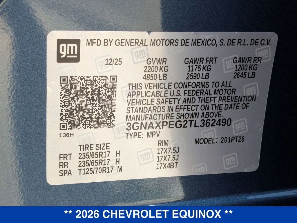 2026 Chevrolet Equinox LT