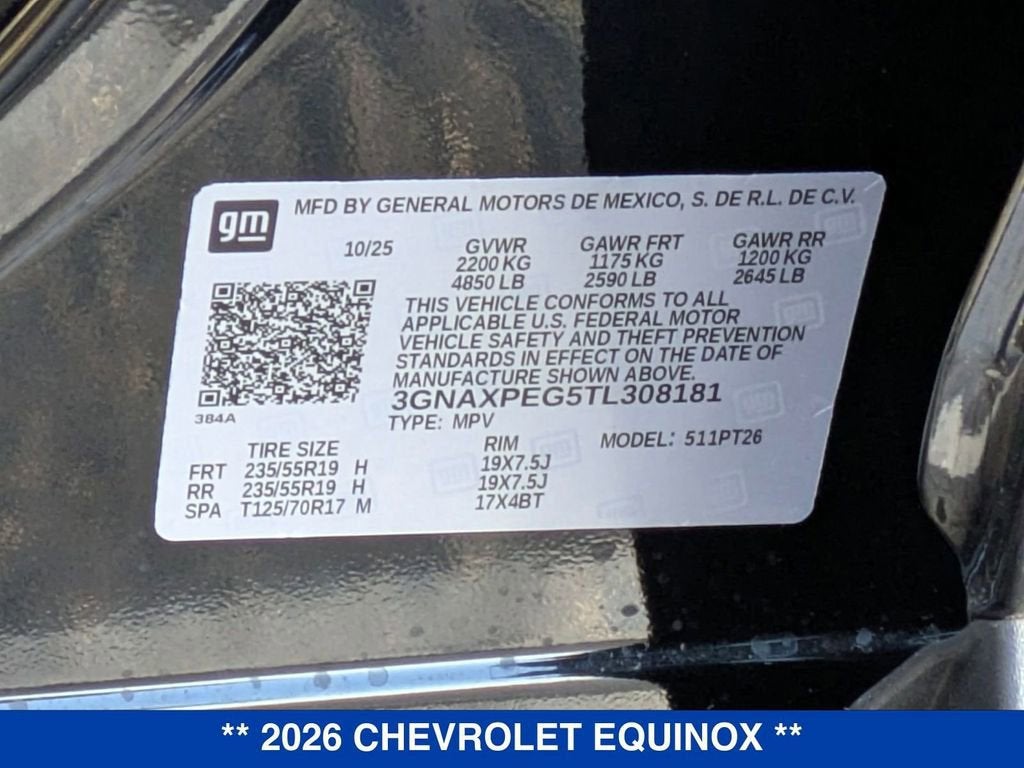 2026 Chevrolet Equinox LT