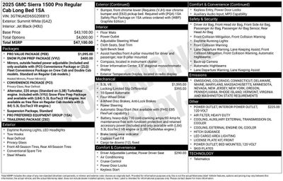 2025 GMC Sierra 1500 Pro