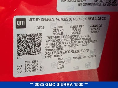 2025 GMC Sierra 1500 Pro