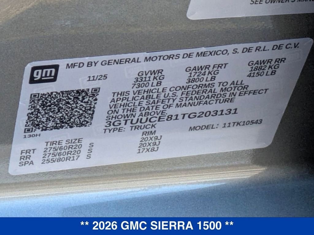 2026 GMC Sierra 1500 Elevation