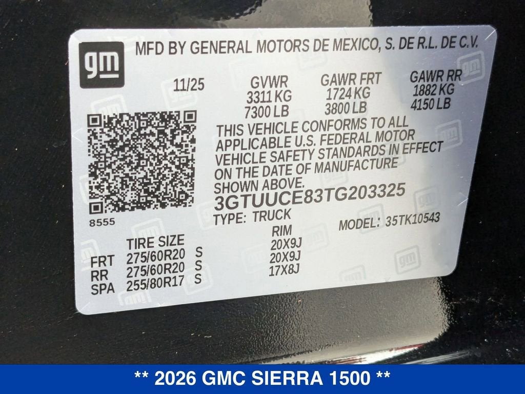 2026 GMC Sierra 1500 Elevation