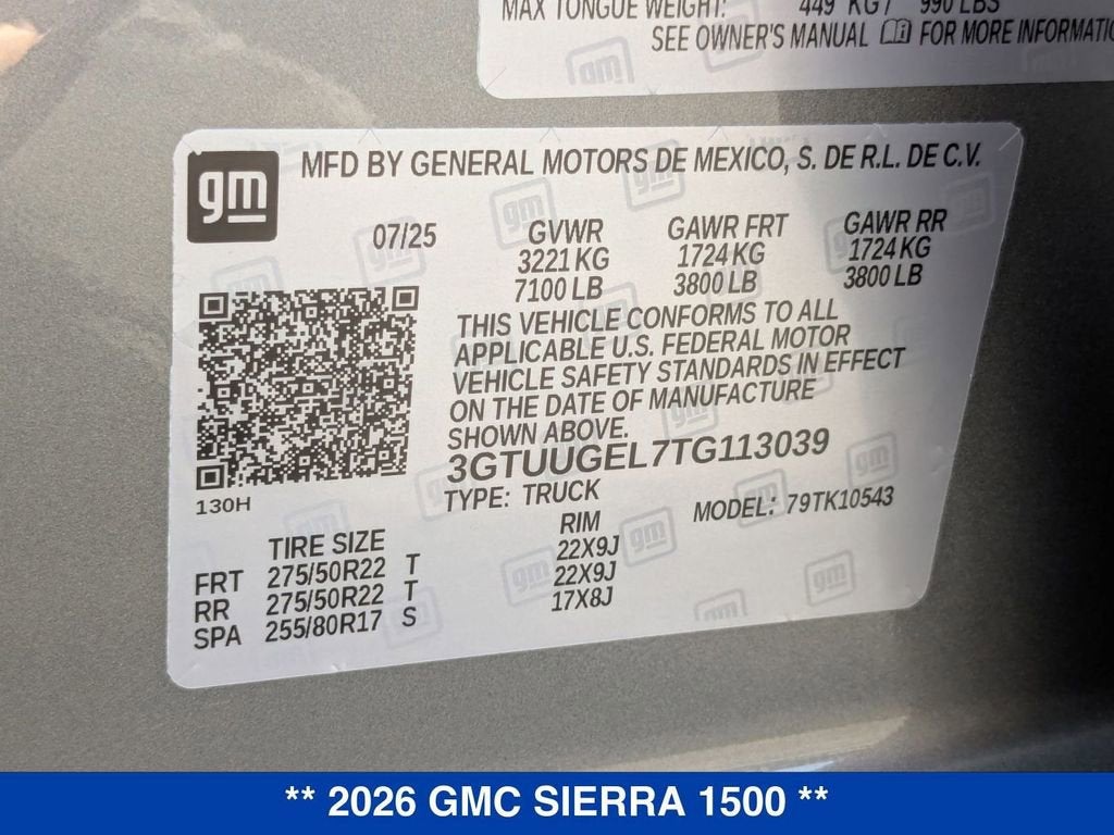 2026 GMC Sierra 1500 Denali