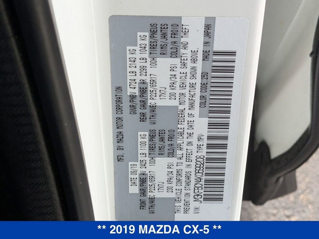 2019 Mazda Mazda CX-5 Touring