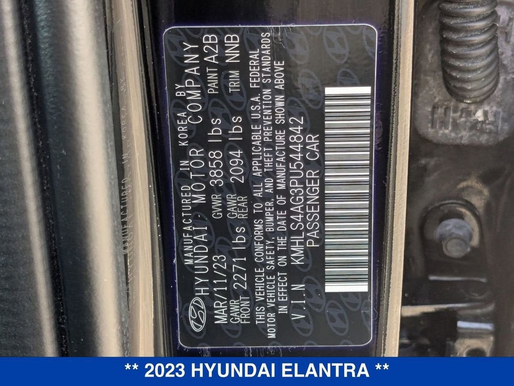 2023 Hyundai Elantra SEL